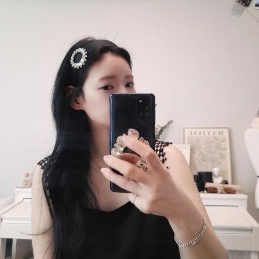 블링블링 큐빅 새틴 벨벳 머리띠 헤어밴드