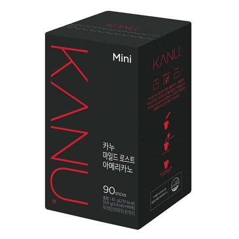 카누 마일드 로스트 아메리카노 미니 원두커피믹스, 900mg, 90개입, 1개 - 원두커피믹스 | 쿠팡