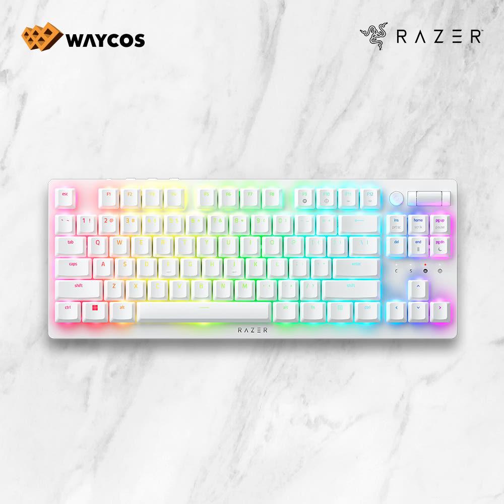 레이저코리아 데스스토커 V2 프로 텐키리스 리니어 화이트 영문 DeathStalker V2 Pro TKL Linear White US 유무선 게이밍키보드 