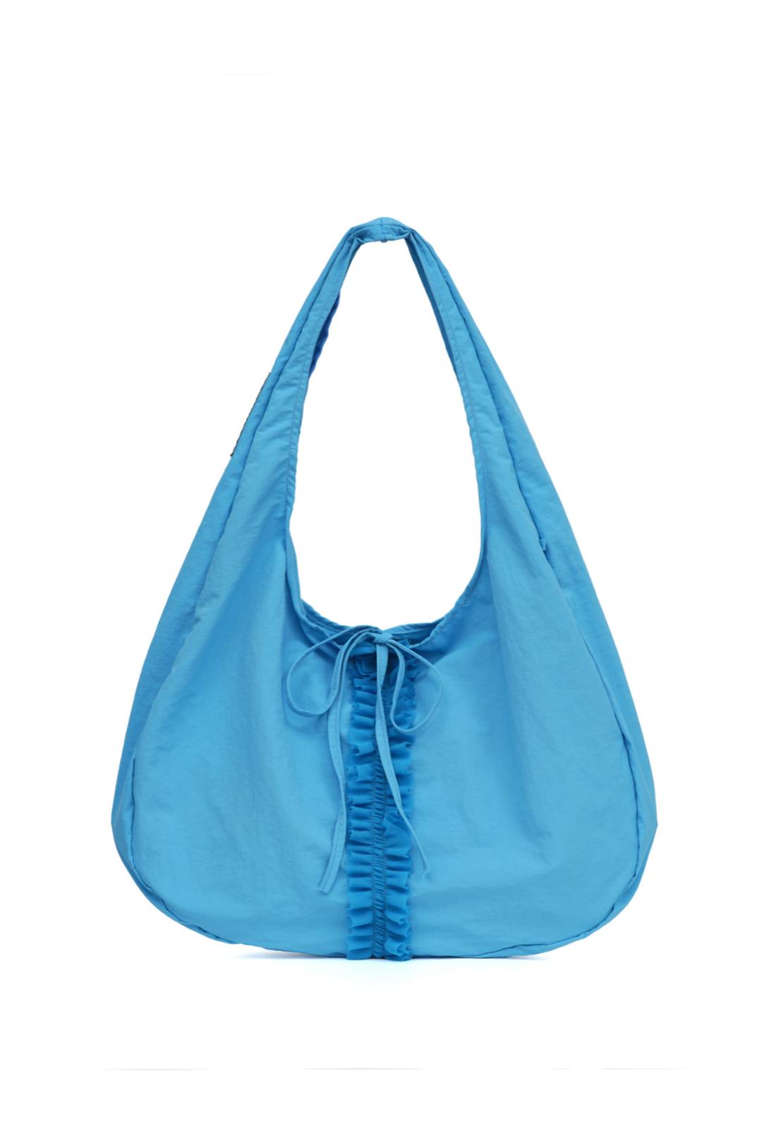 6/10 예약배송 [X MA JOURNÉE] 프릴 호보 백  frill hobo bag (ocean)