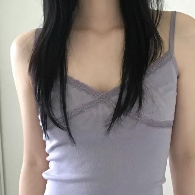 지우 레이스 나시 [purple]