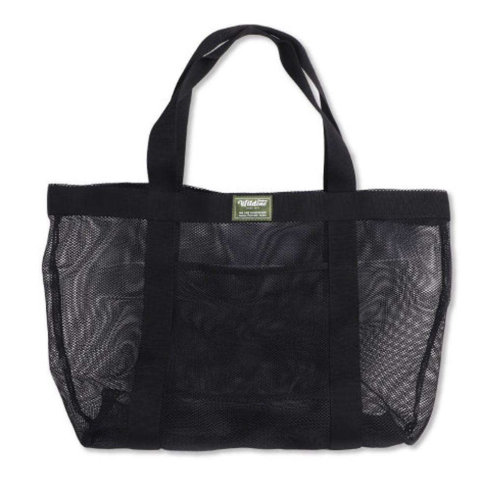 와일드원 비치백 물놀이가방 캠핑 메쉬백 블랙