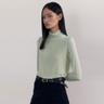 [3차] Soft Slim Turtle-neck Top (Green Mint)
