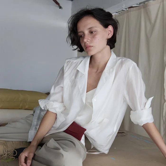 Poem double shirts - cream