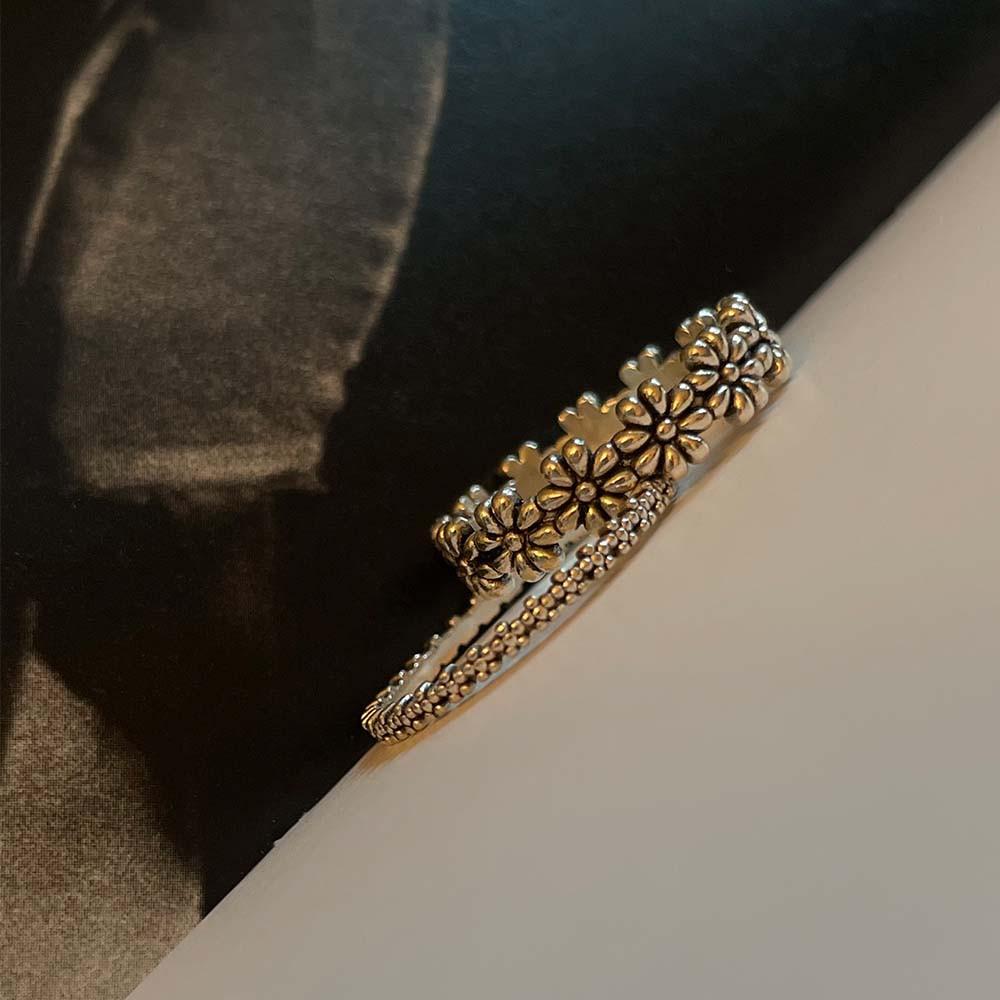 실버925 꽃잎 러블리 에르바 반지