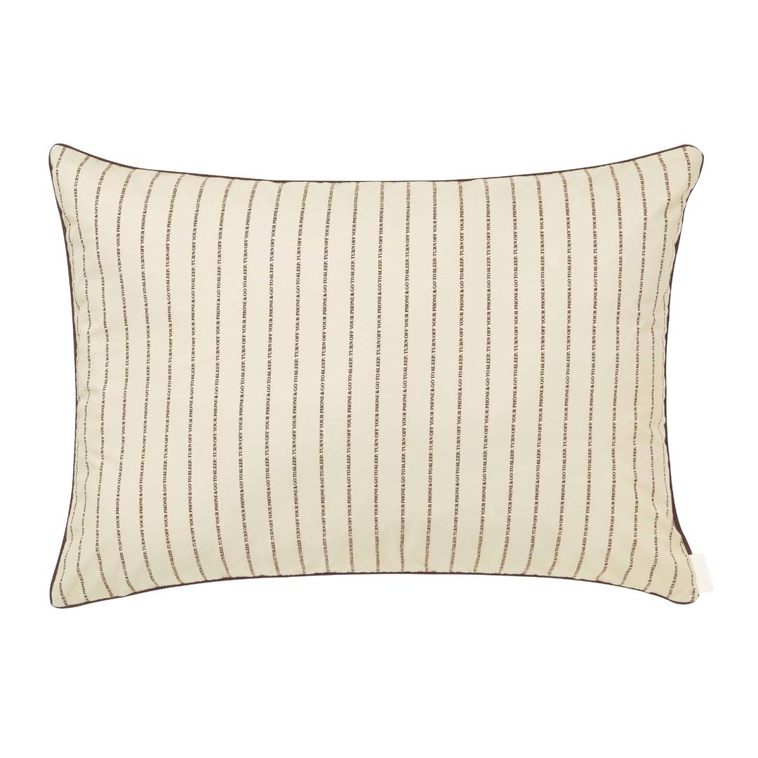 Pin-stripe Pillowcase (Ivory)