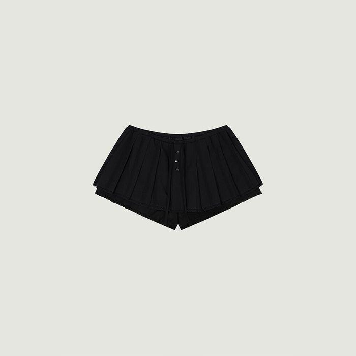 LEAH SKIRT PANTS (BLACK)