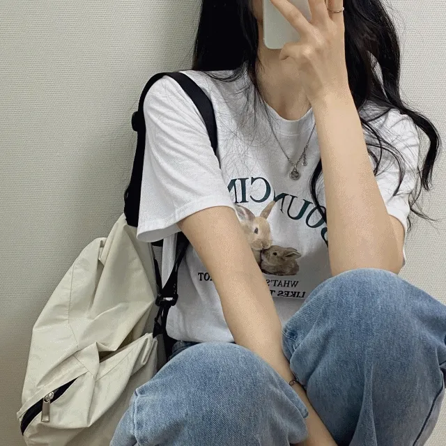 (3color)2023 Bouncing 토끼 반팔티셔츠