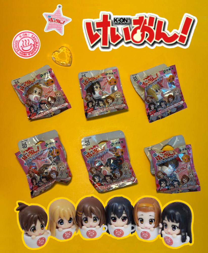 [K-ON!] 2012's 케이온! 이토엔 X 로손 오리지널 미니 피규어 키링 (6종 택1)