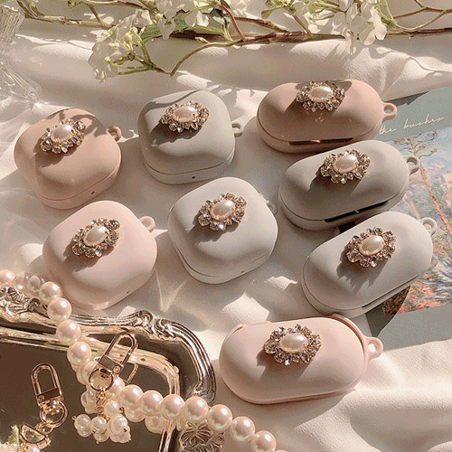 [키링증정/무배]엘리자베스 갤럭시 버즈/플러스/라이브/프로/2 케이스