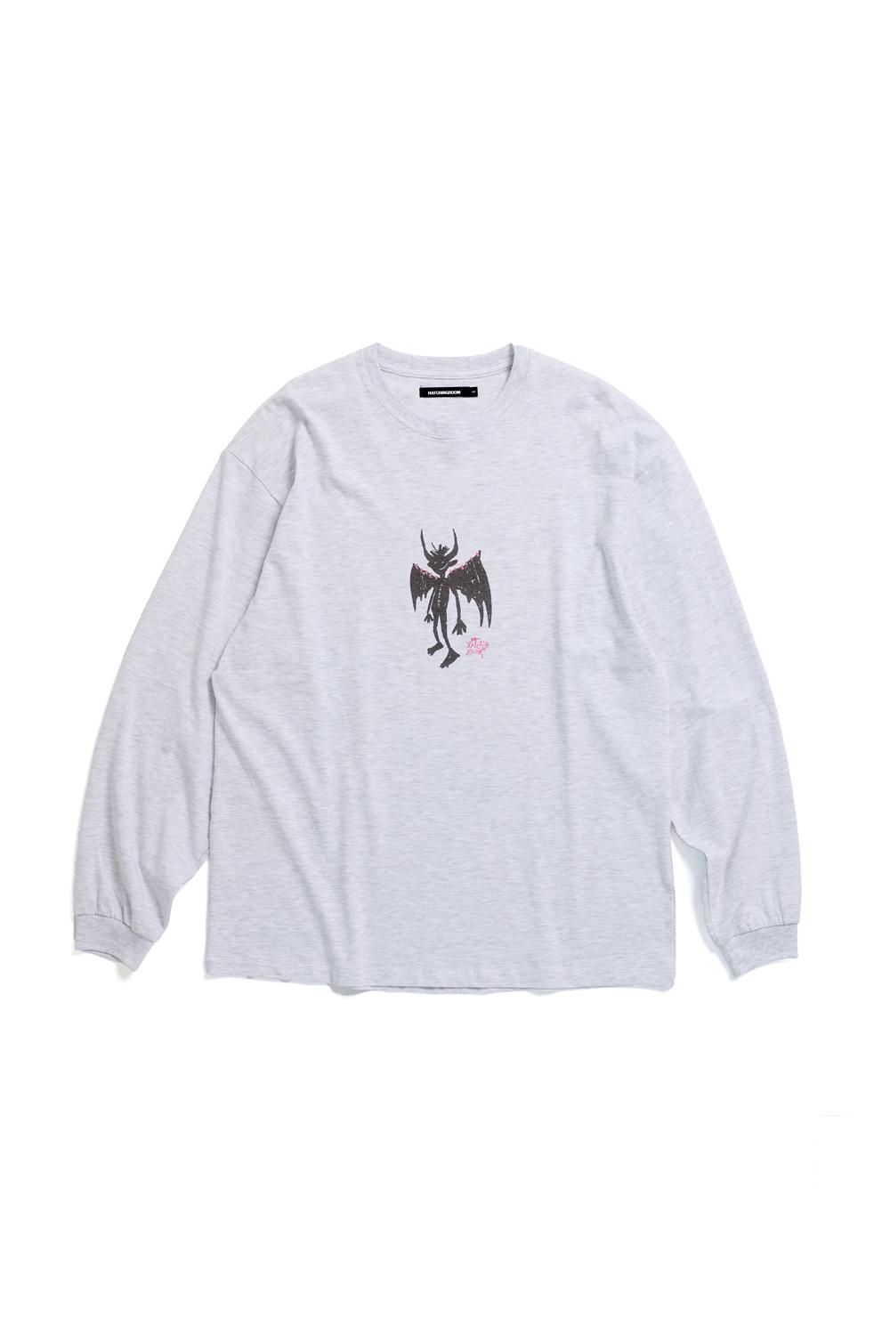 Devil Tee 1%M.Grey (Restock)