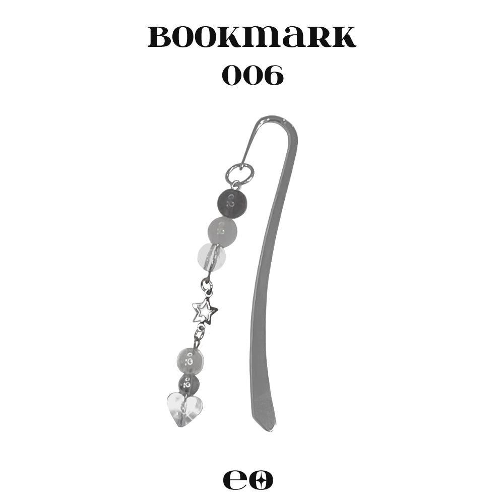Shining Heart Bookmark 006 반짝이는 마음 북마크 비즈책갈피 비즈북마크