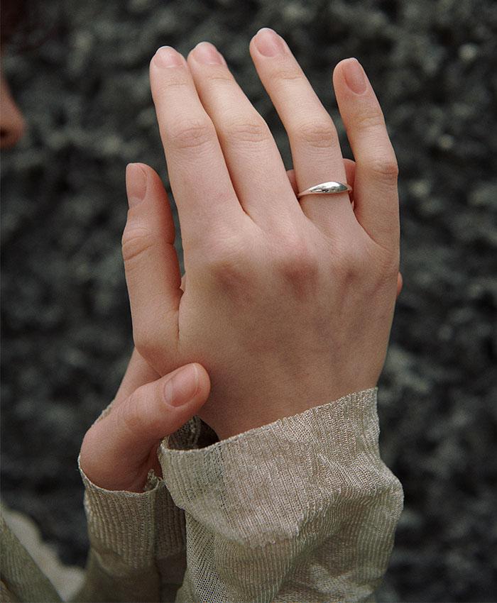 베흐트 [5차 리오더][925 silver] Cinq.silver.208 / tenir ring