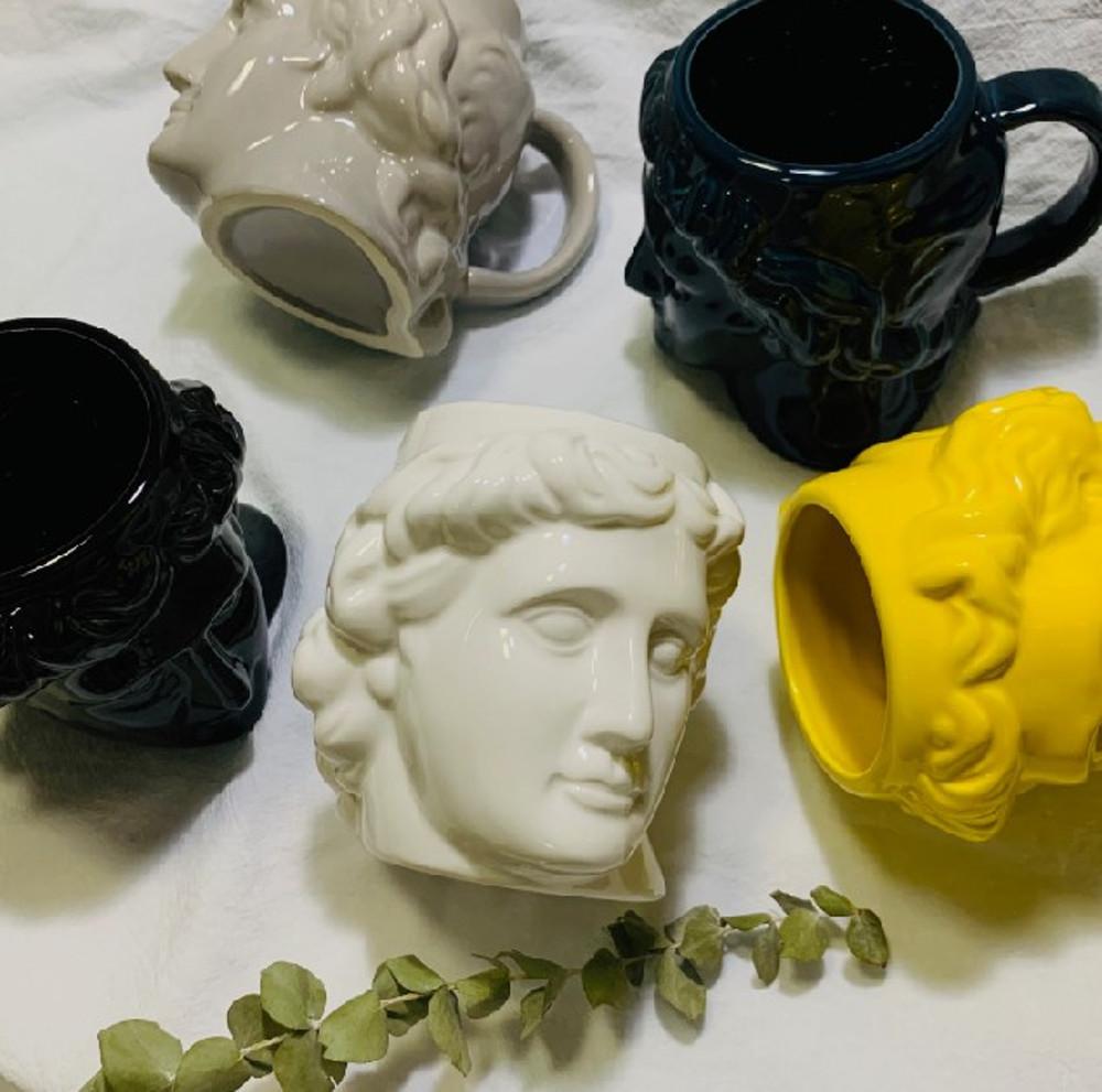 감성 아폴로 머그 세라믹 빈티지 오브제 인테리어 소품