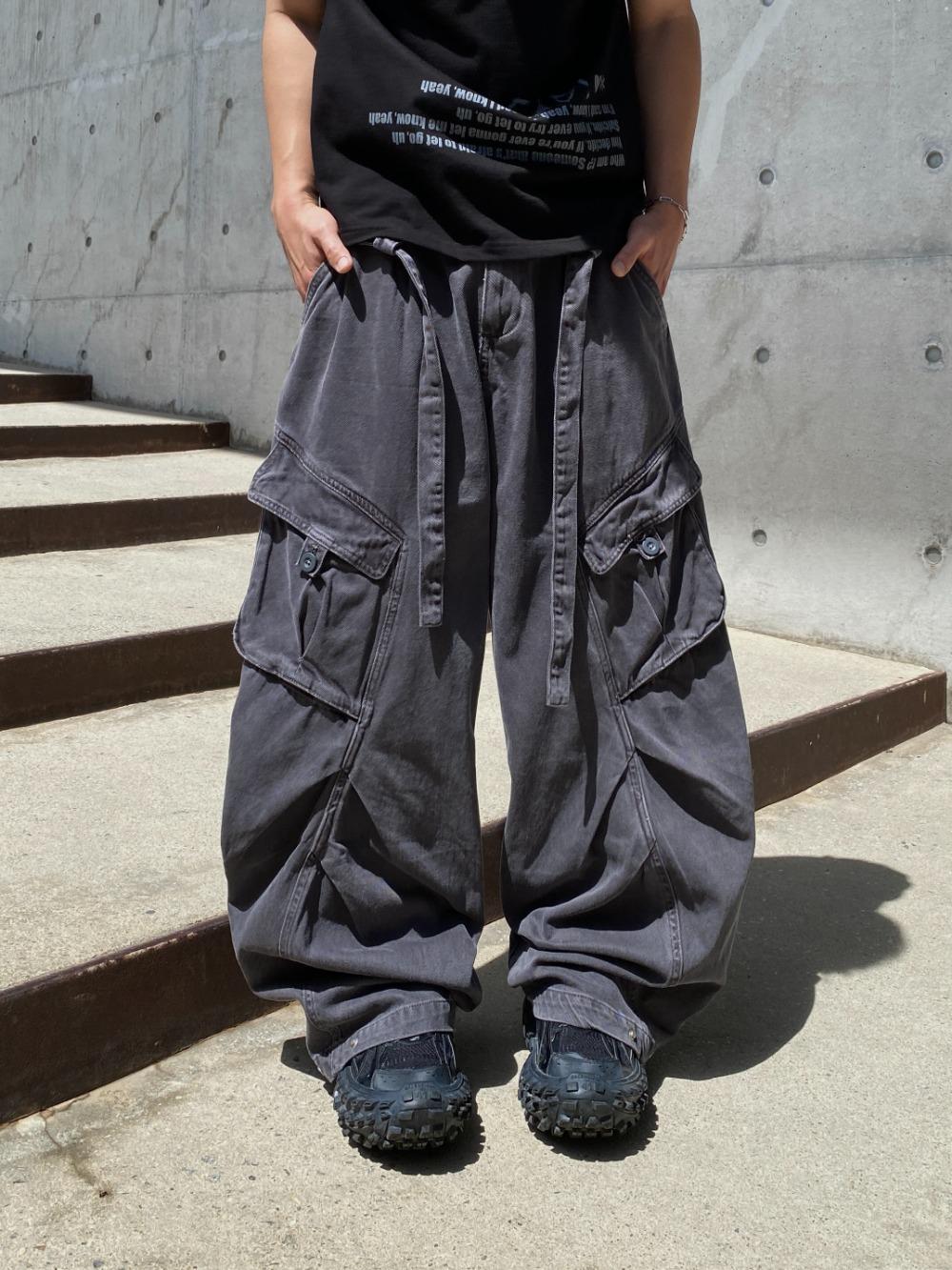 리퍼 벨티드 다잉 카고팬츠 3C