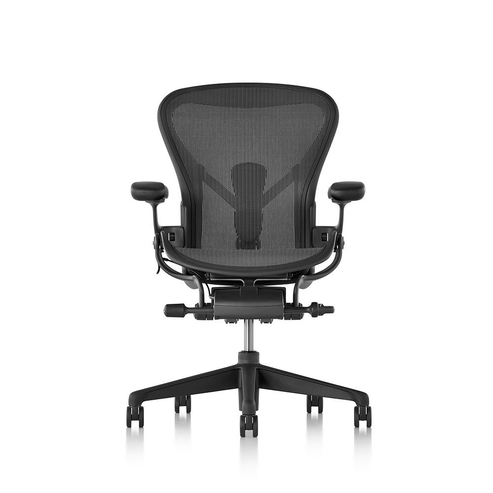 (빠른출고) 허먼밀러 뉴 에어론 체어, 풀, 그라파이트 [공식딜러 12년보증]