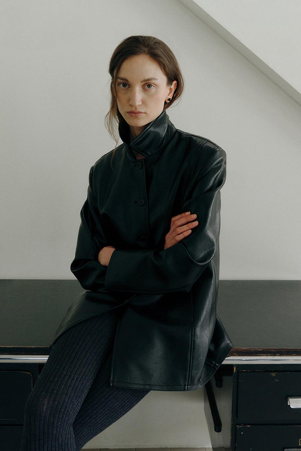 SOFT RIBBED KNIT STOCKINGS (MELANGE GRAY)