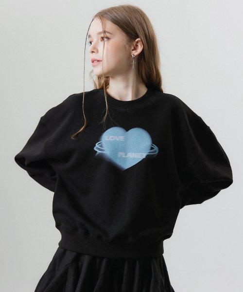 Love Planet Sweatshirts Black