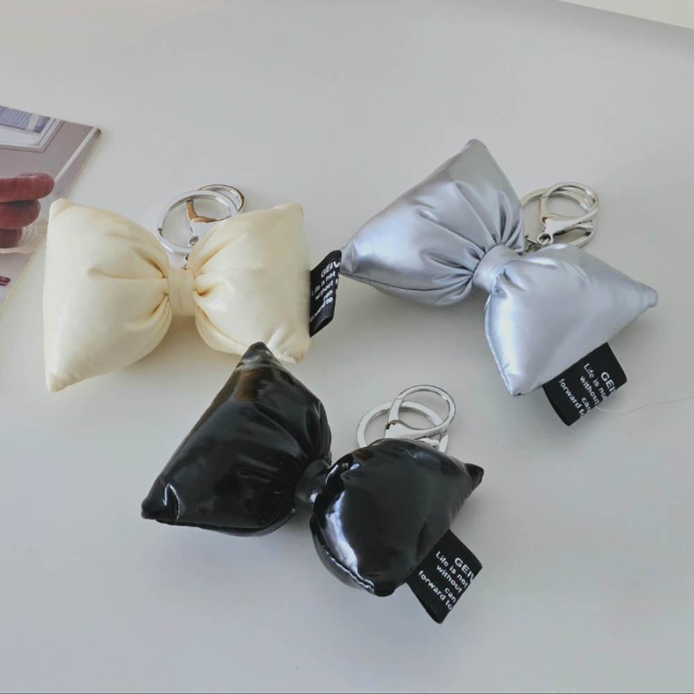 패딩 리본 키링