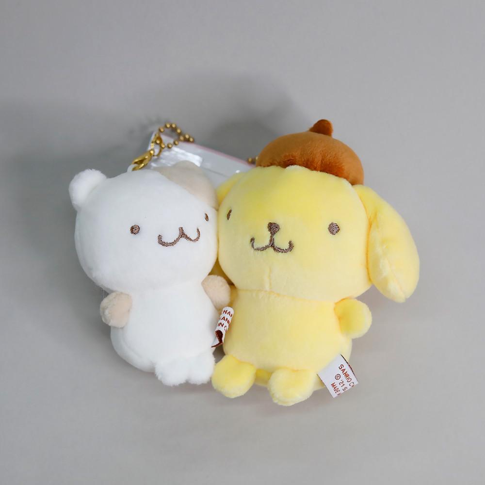 산리오 니코누이 마스코트 홀더 폼폼푸린머핀 짝꿍 인형 키링 키홀더