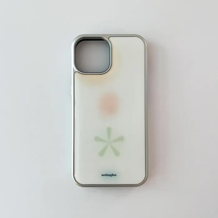 blurry flowers (yellowish green)