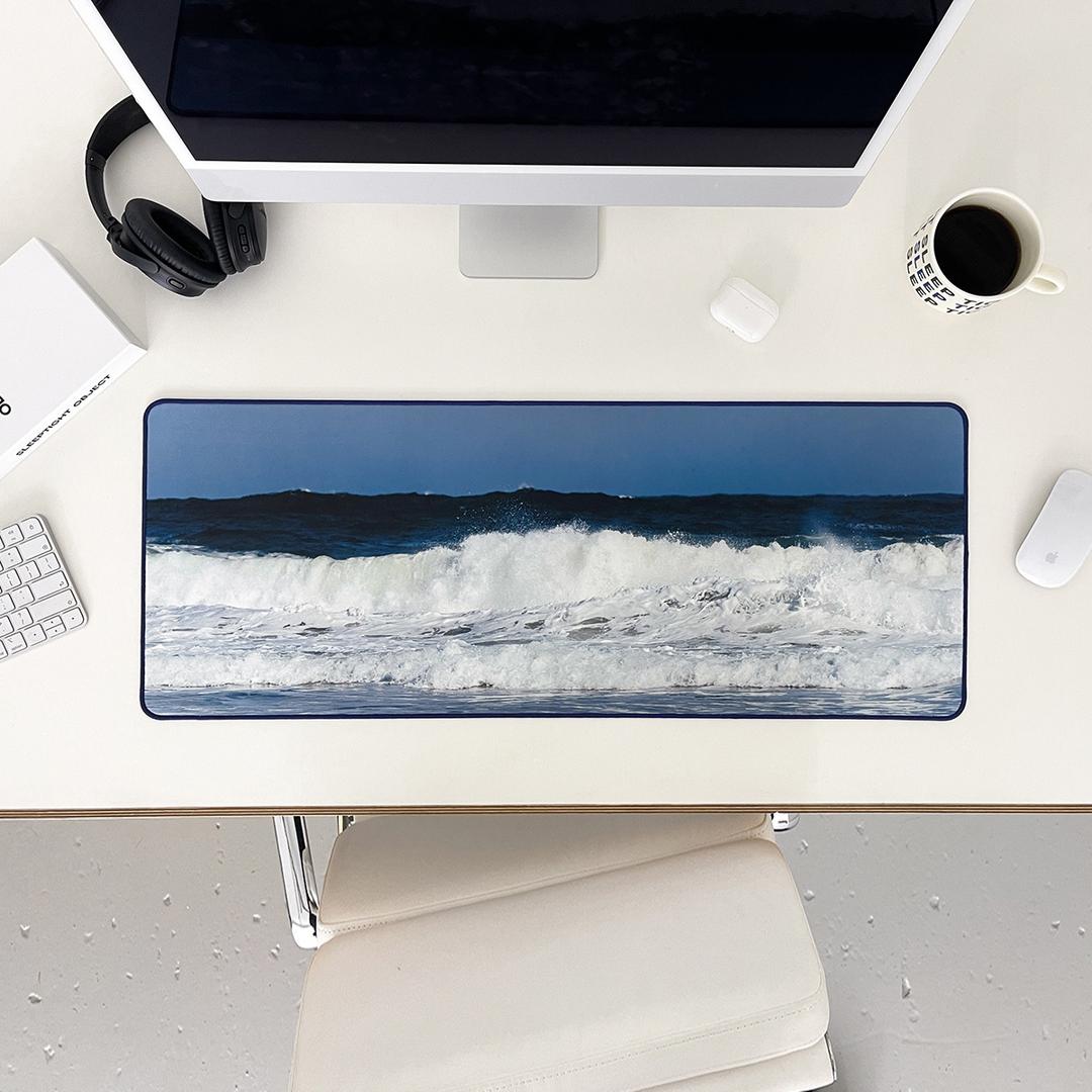 [29CM 단독] blue wave 데스크매트 장패드