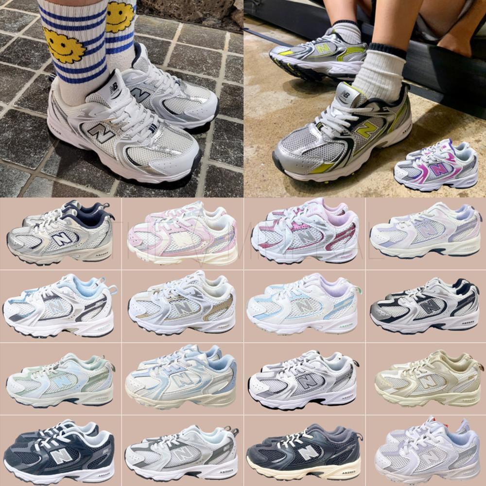 국내매장품 뉴발란스 530 키즈 유아 운동화 스틸그레이 화이트 핑크 실버