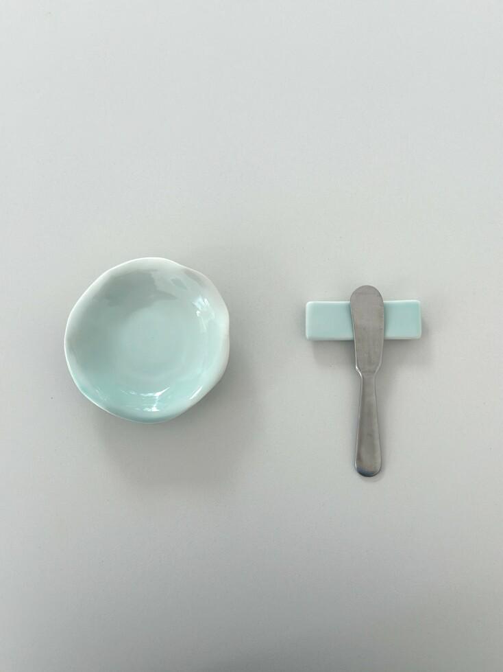 [gift set] Wave small dish/cutlery holder set 1인 세트 (5/8일 이후 순차 배송)