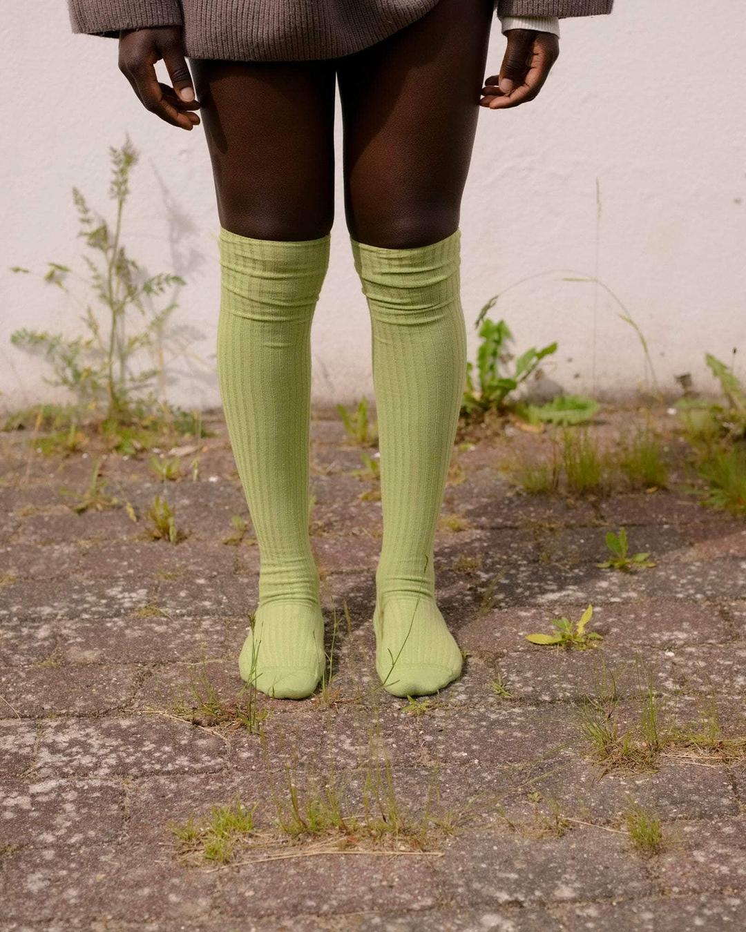 <tc>무릎 위 삭스</tc> - STROMA GREEN / 36-39