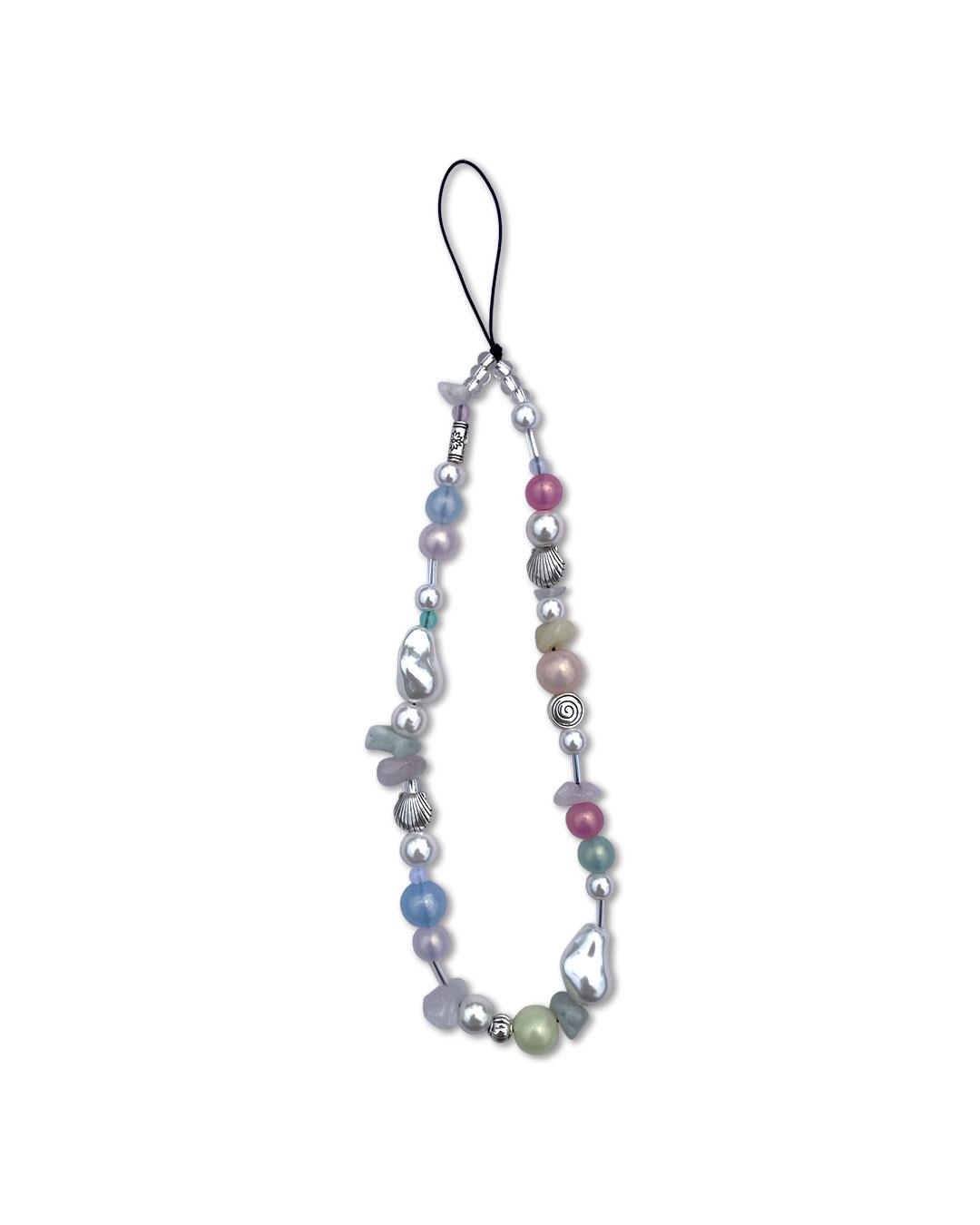 pearl shells phone strap