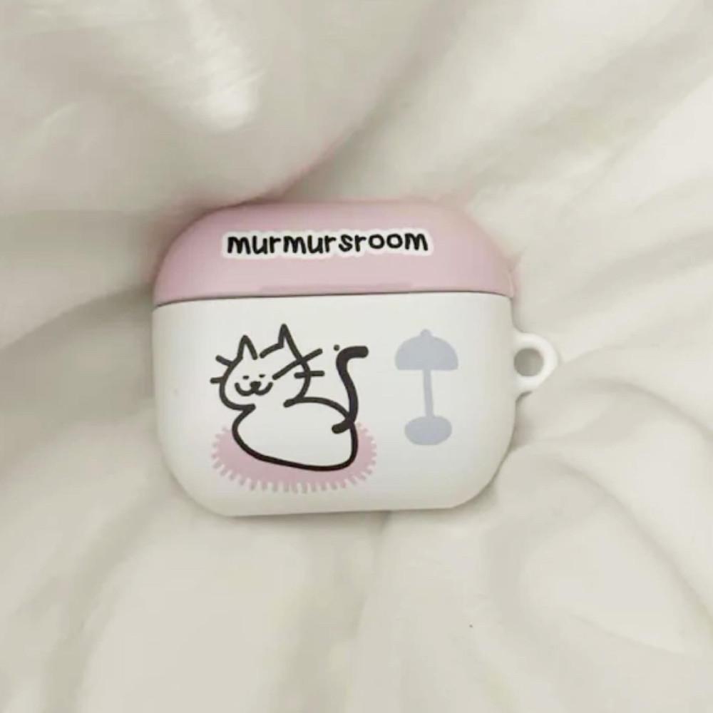 [murmursroom] lazy cat airpods (3/pro1/pro2) case