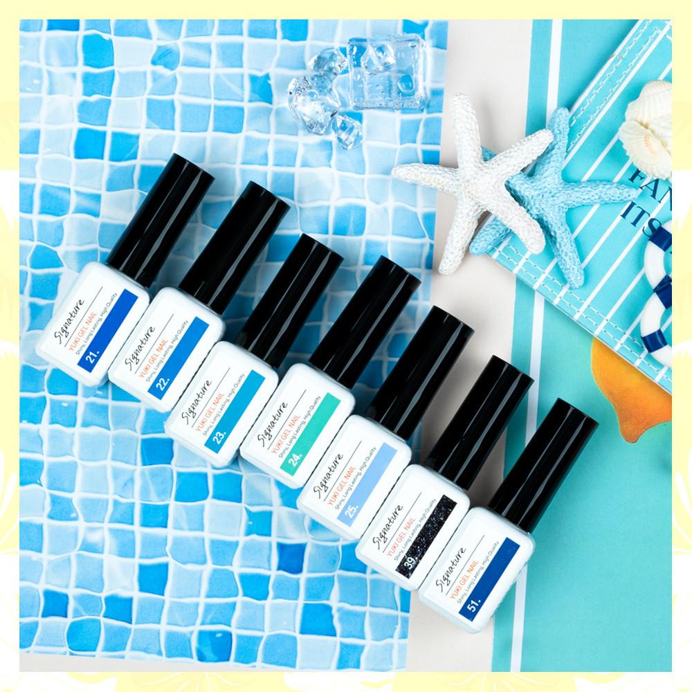 유키 시그니처 젤네일 7g 204컬러젤 시럽젤 글리터 매니큐어 폴리쉬