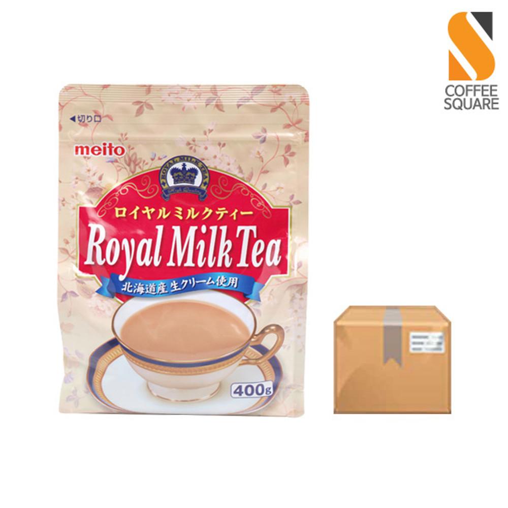 메이토 로얄밀크티 파우더 400g 6개 (1박스) /홍차라떼/블랙티라떼