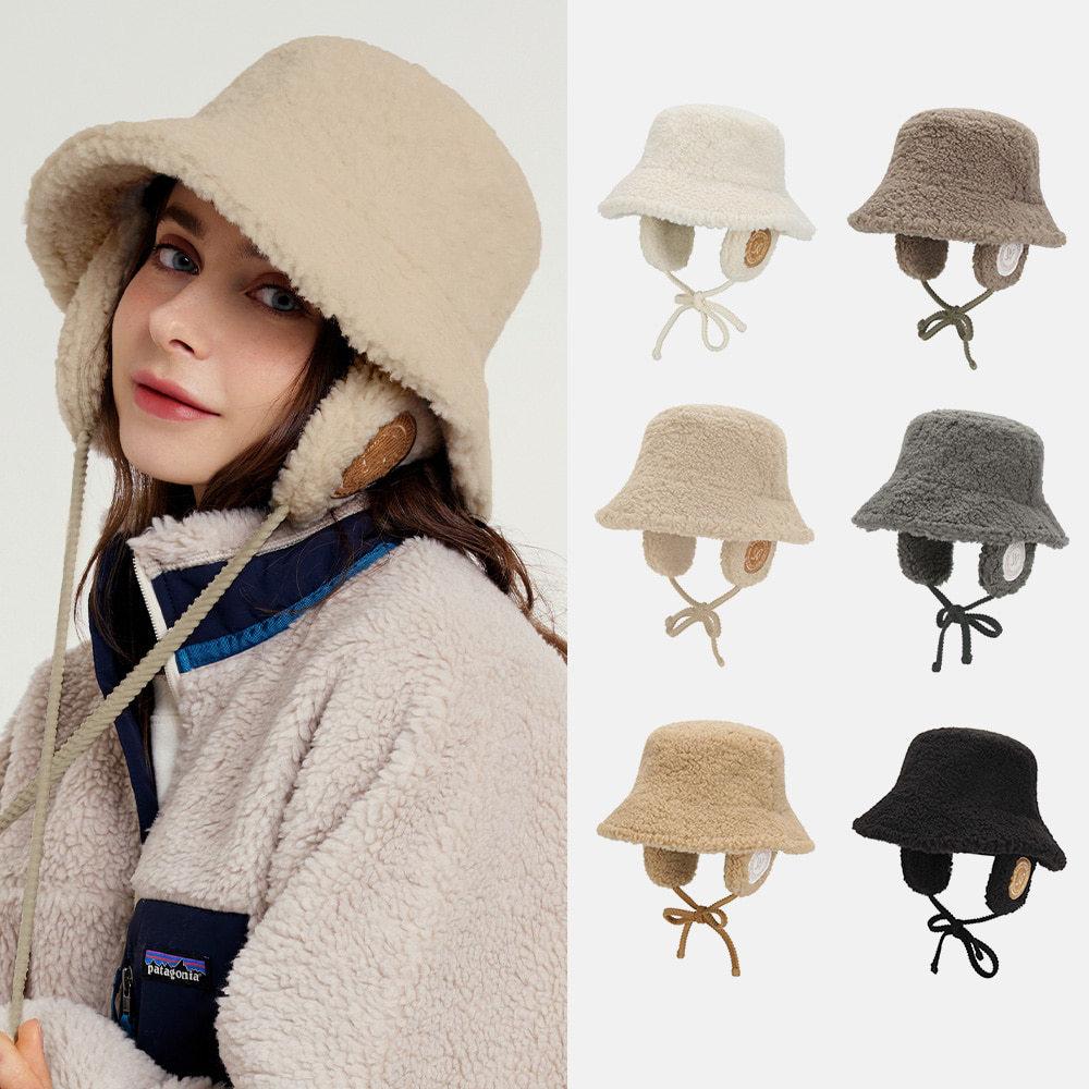 [롯데백화점][여성] 공용 후리스 이어머프 버킷햇 스카디 (6colors)