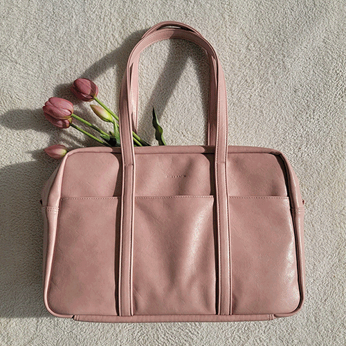 빈티지 데일리 빅 스퀘어 토트 숄더 쇼퍼백 아이패드 노트북 직장인 대학생 가방 10컬러