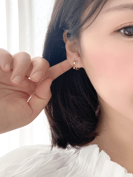 루C ID 투웨이 링 딱붙 드롭 이어커프 클립형 귀찌✨
