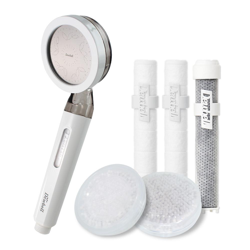 듀벨 샤워애 와이즈 아이 필터 샤워기 + 헤드필터 2개 + 세디필터 2 + 카본필터 1개 1세트