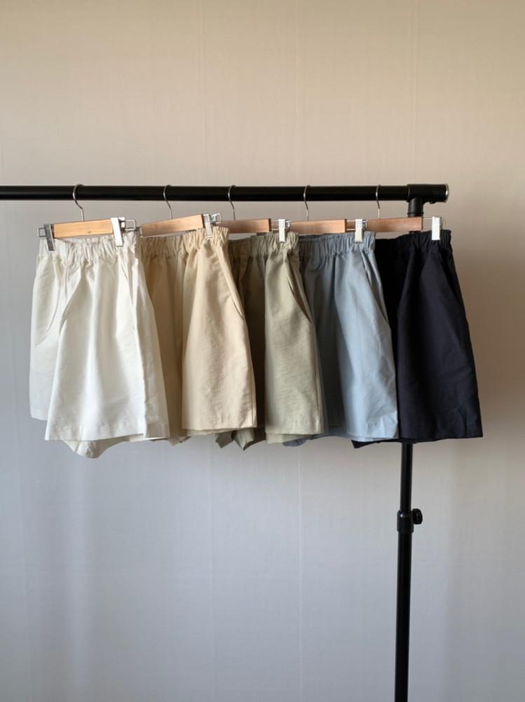 데일리룩 체형커버 숏팬츠