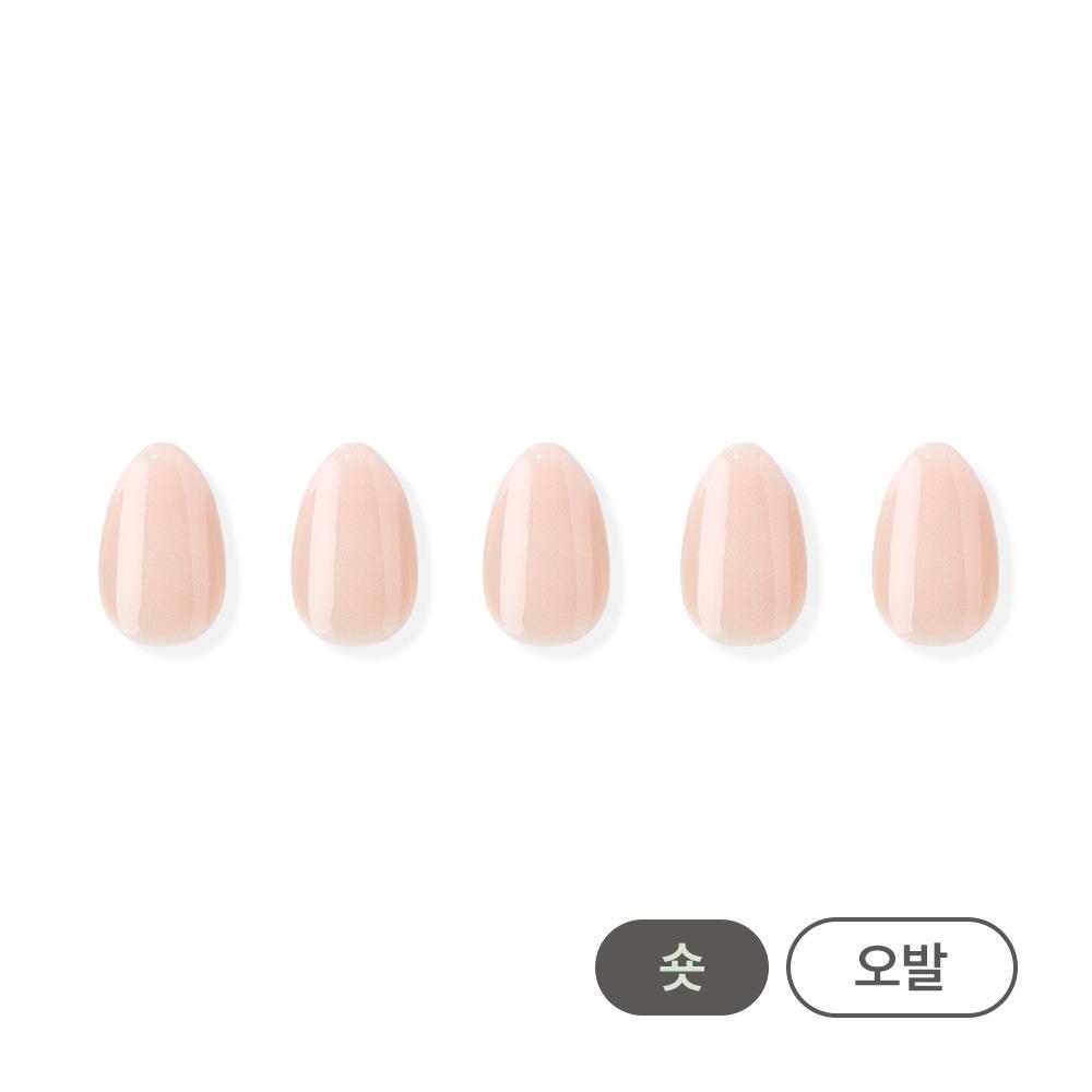 NT 블러쉬 베이지 젤네일팁 [S/오발]