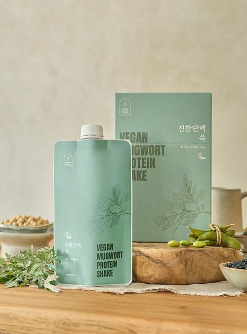 맘메이크 진한단백 쑥 쉐이크 파우치 40g x 5ea (200g)