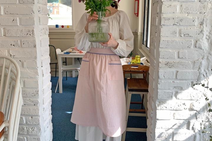 마카롱 하프에이프런 앞치마 2colors