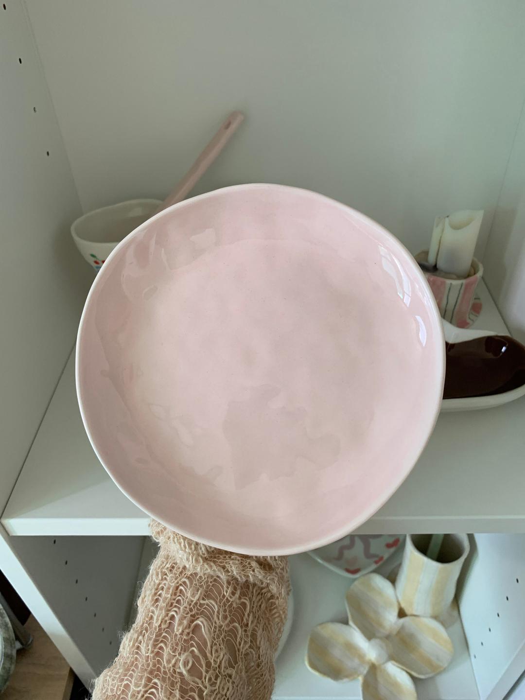 homely plate : baby pink
