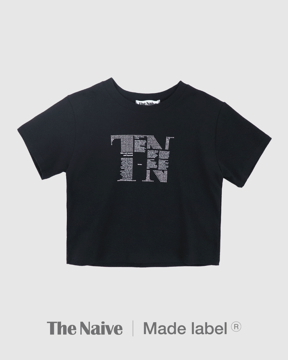 NAIVE HOTFIX T-SHIRT (BLACK)