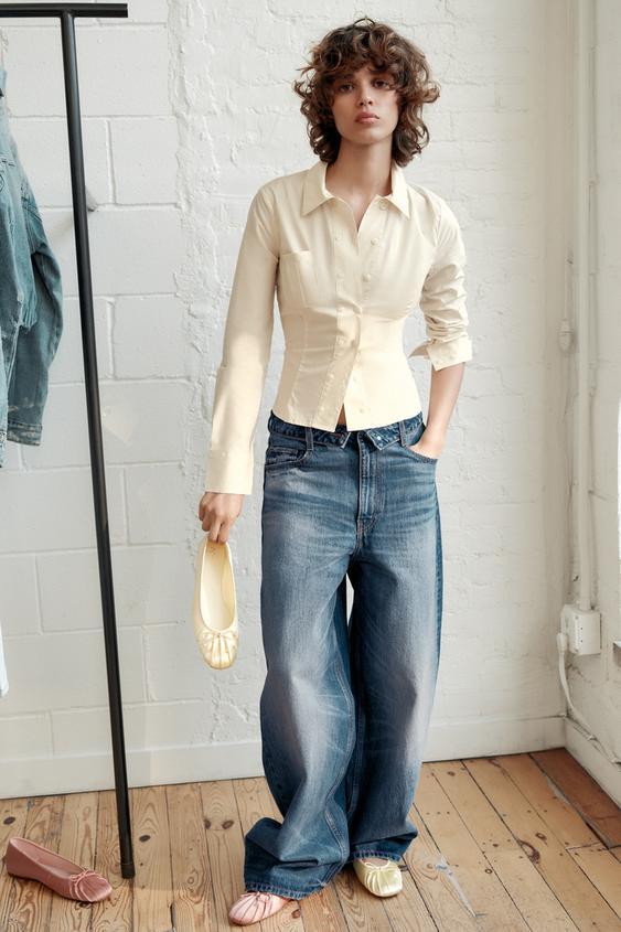 새틴 리본 발레리나 슈즈