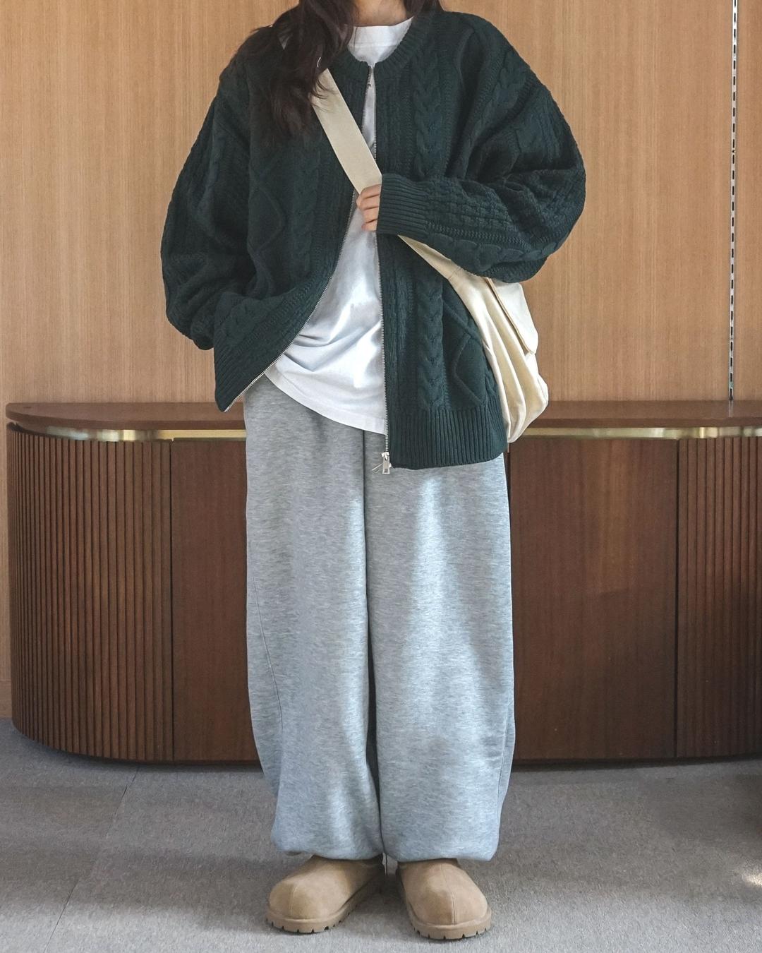 GALLERY FISHERMAN KNIT CARDIGAN