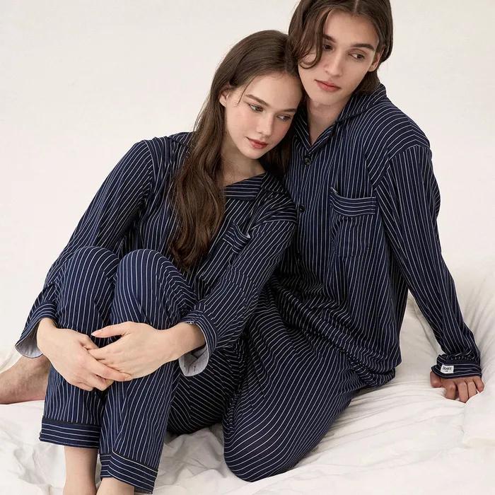 소프킨 싱글라인 커플 잠옷 세트