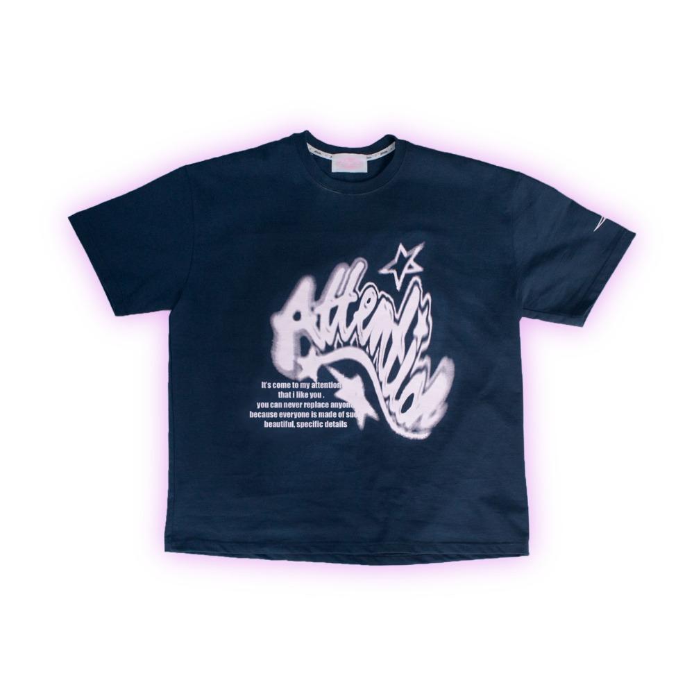 Valuable Attention Tee [ Navy ]
