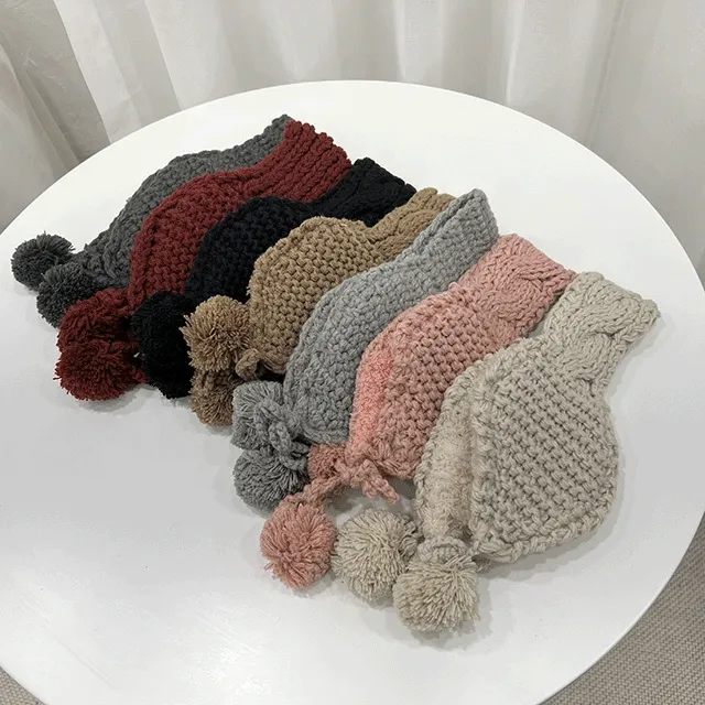 [2+1]손뜨개 니트 귀마개 귀도리 귀돌이 7color