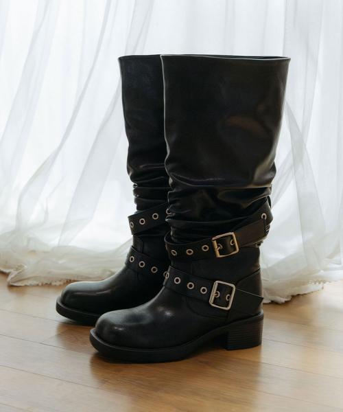 JUDE Long boots_ black 쥬드 롱 부츠 5cm