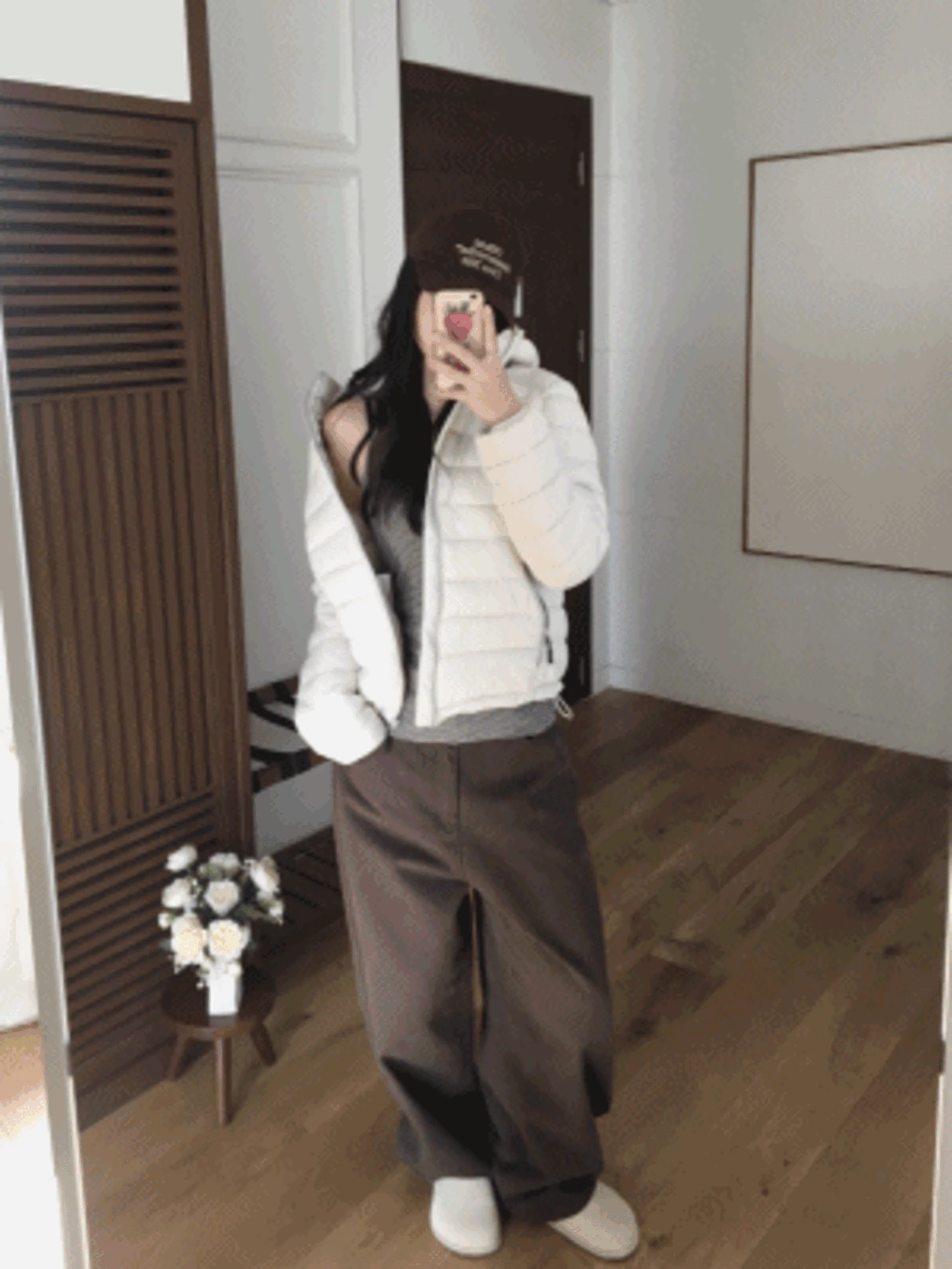 [미친핏/고퀄] 마운틴 경량패딩 후드패딩 숏패딩 하이넥 스트링 (4col)